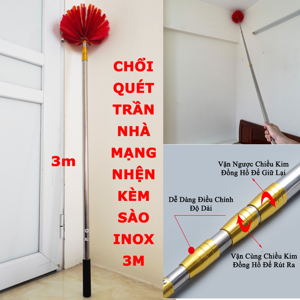 Bộ lau nhà gọn lẹ: 1 bộ lau sàn + vài món nhỏ là xong