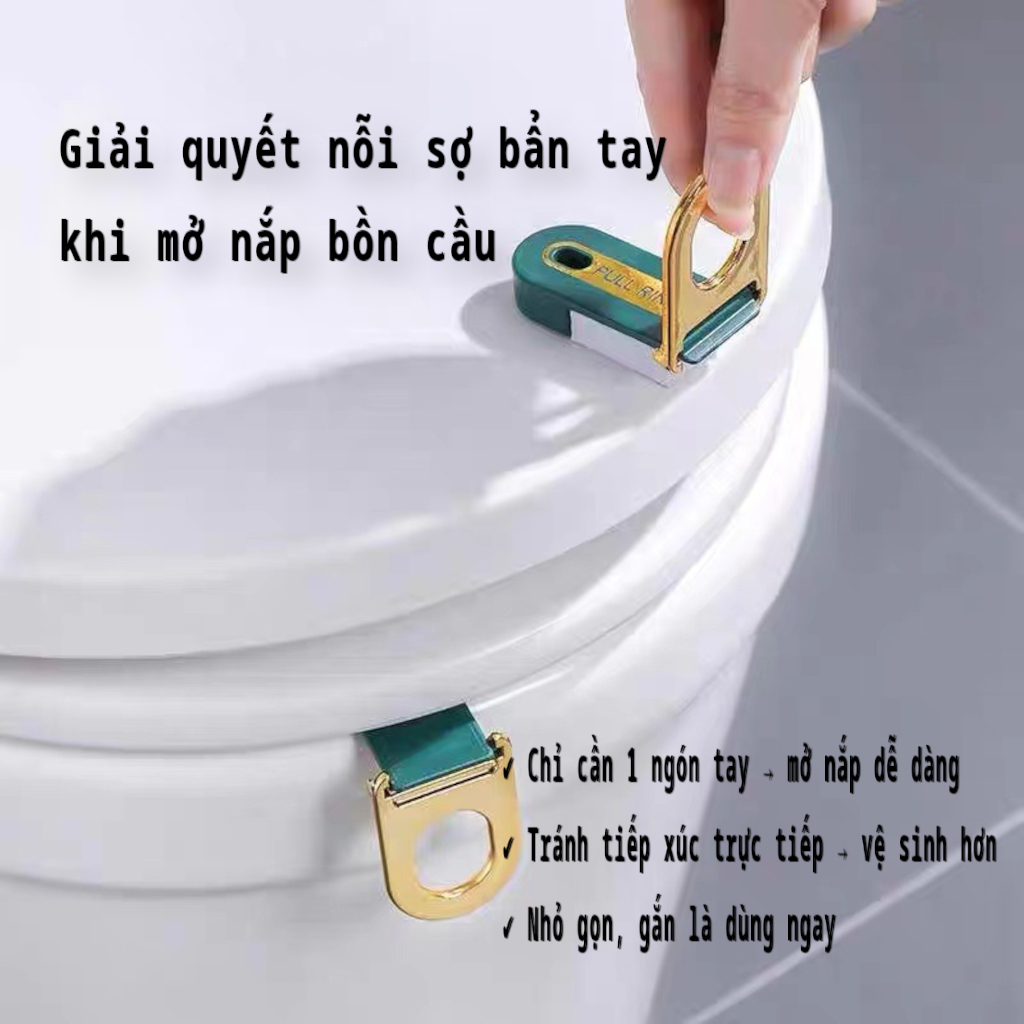 Vệ sinh bồn cầu không chạm tay: Sạch khuẩn, sáng men với combo 3 món