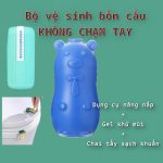 Vệ sinh bồn cầu không chạm tay: Sạch khuẩn, sáng men với combo 3 món